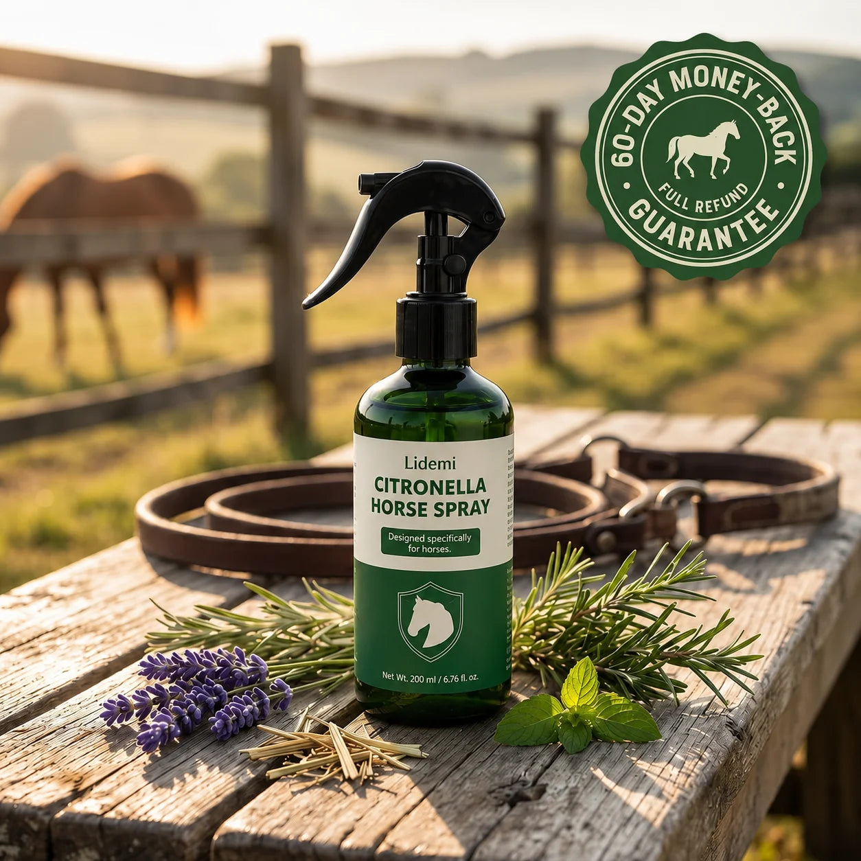 Lidemi Horse & Pony Bug Repellent Spray