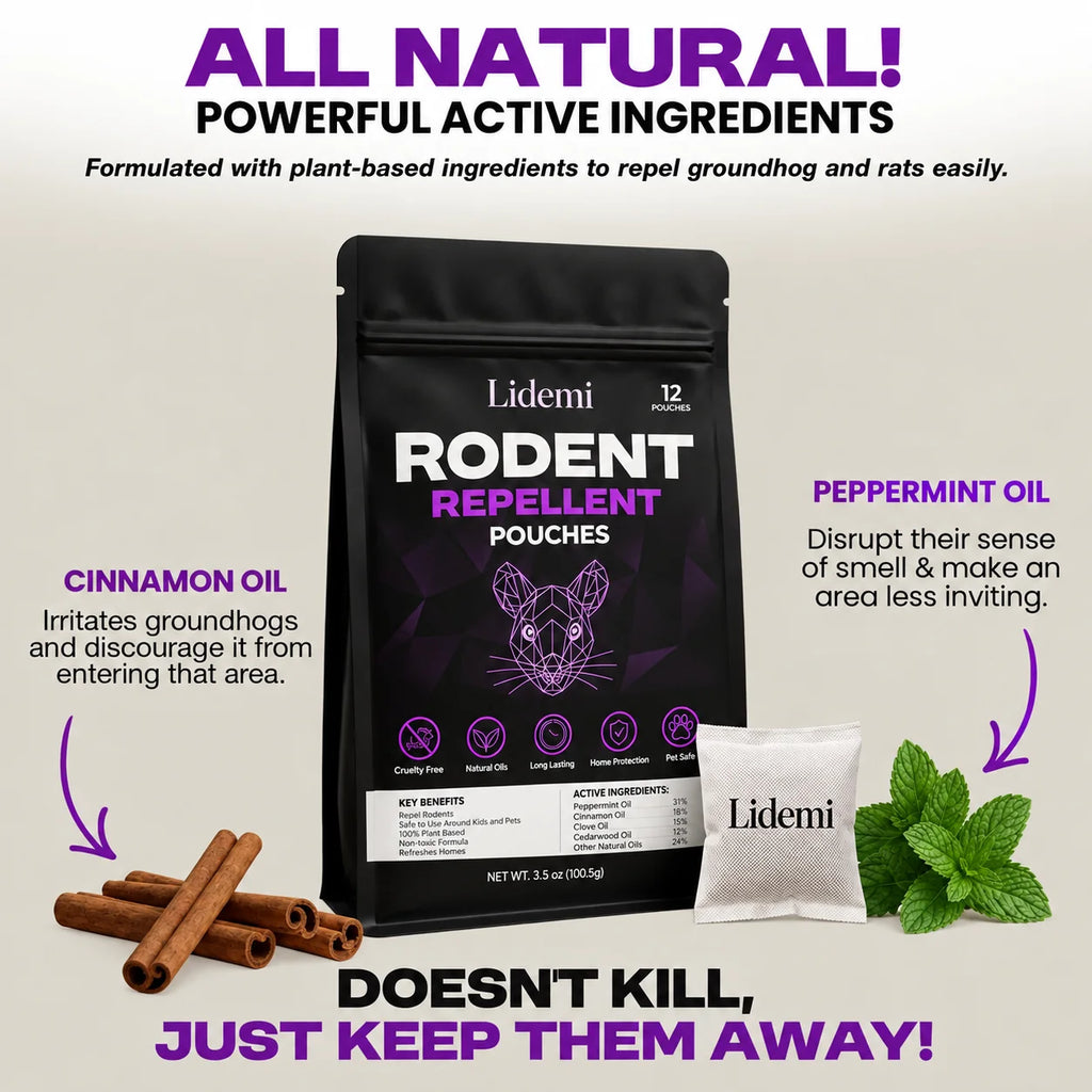 Lidemi Rodent Repellent Pouches
